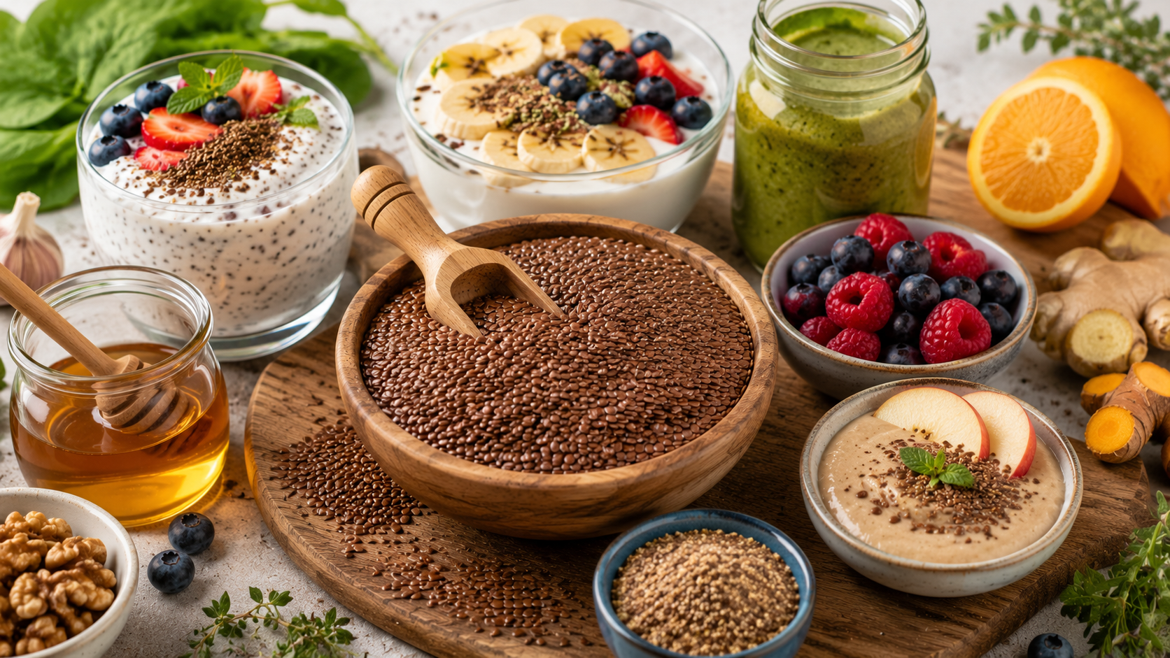 7 Healthy Ways to Enjoy Immune Support with Flax Seeds