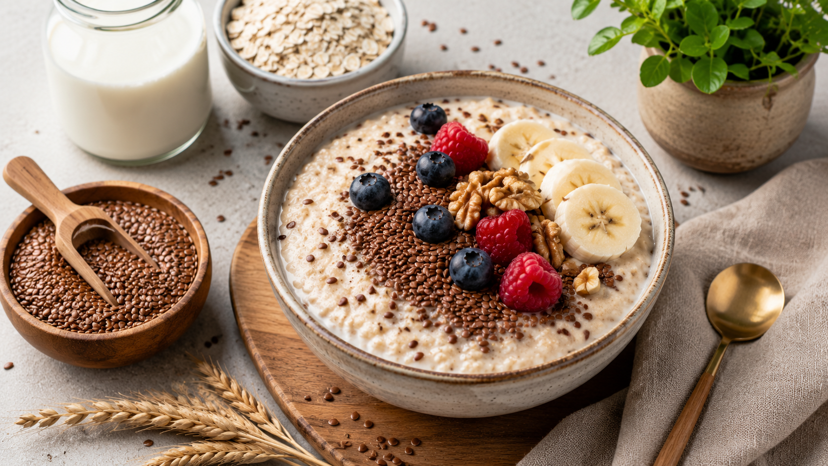 10 Reasons to Include Flax Seeds in Oatmeal