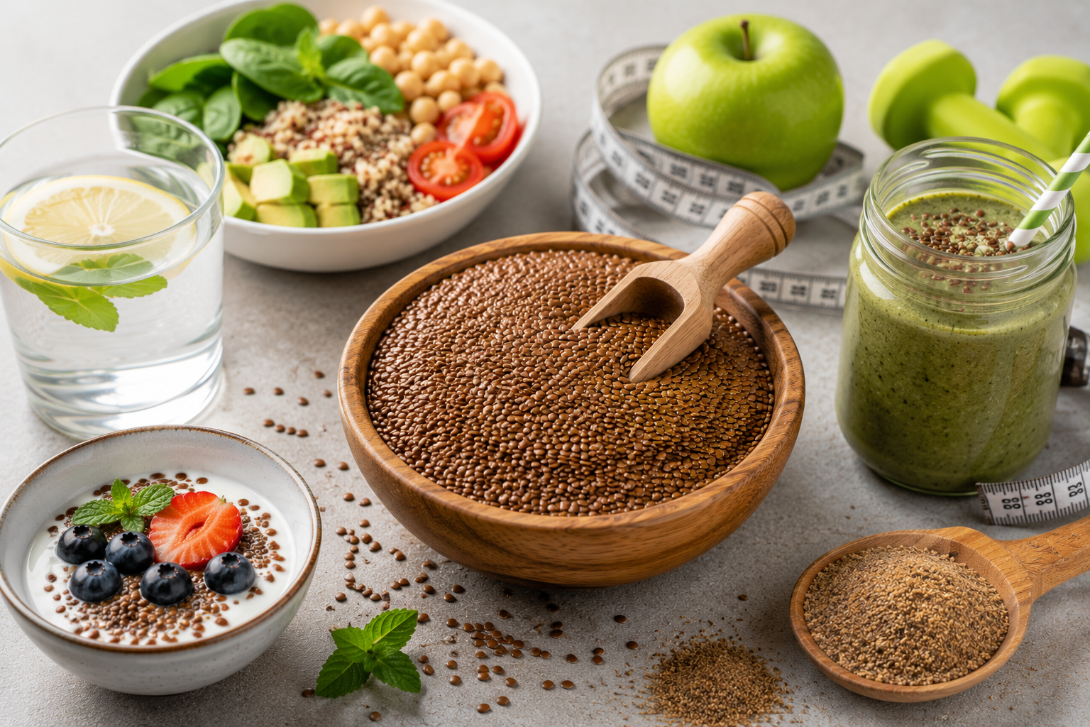 5 Amazing Benefits of Weight Management with Flax Seeds