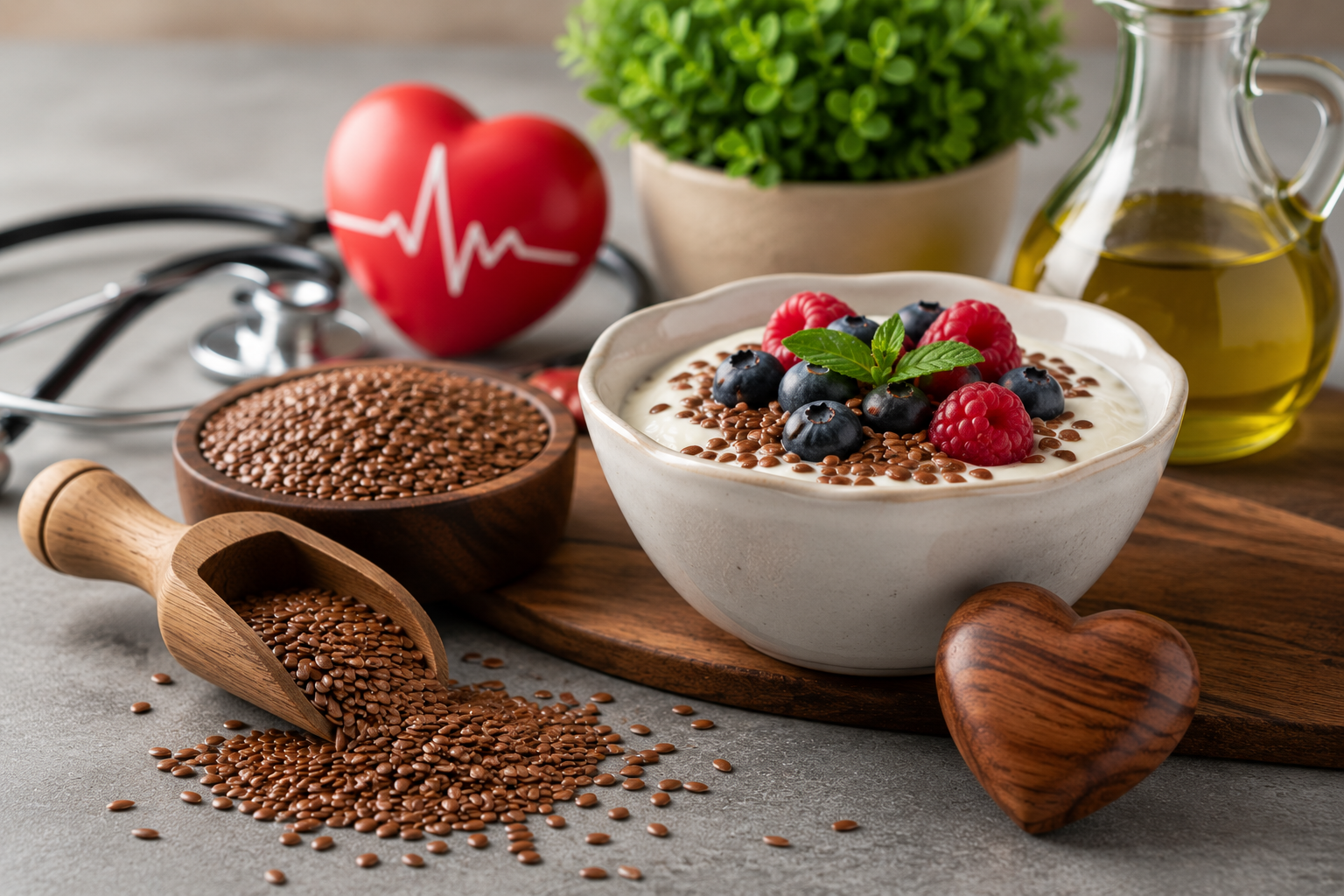 The Power of Cholesterol Reduction with Flax Seeds