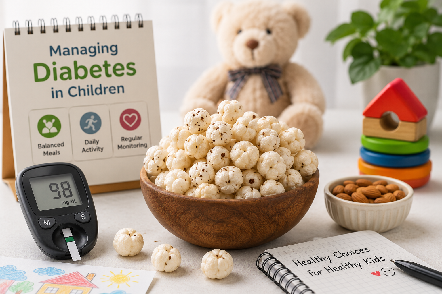 Are Fox Nuts Safe for Kids with Diabetes? A Parent's Guide
