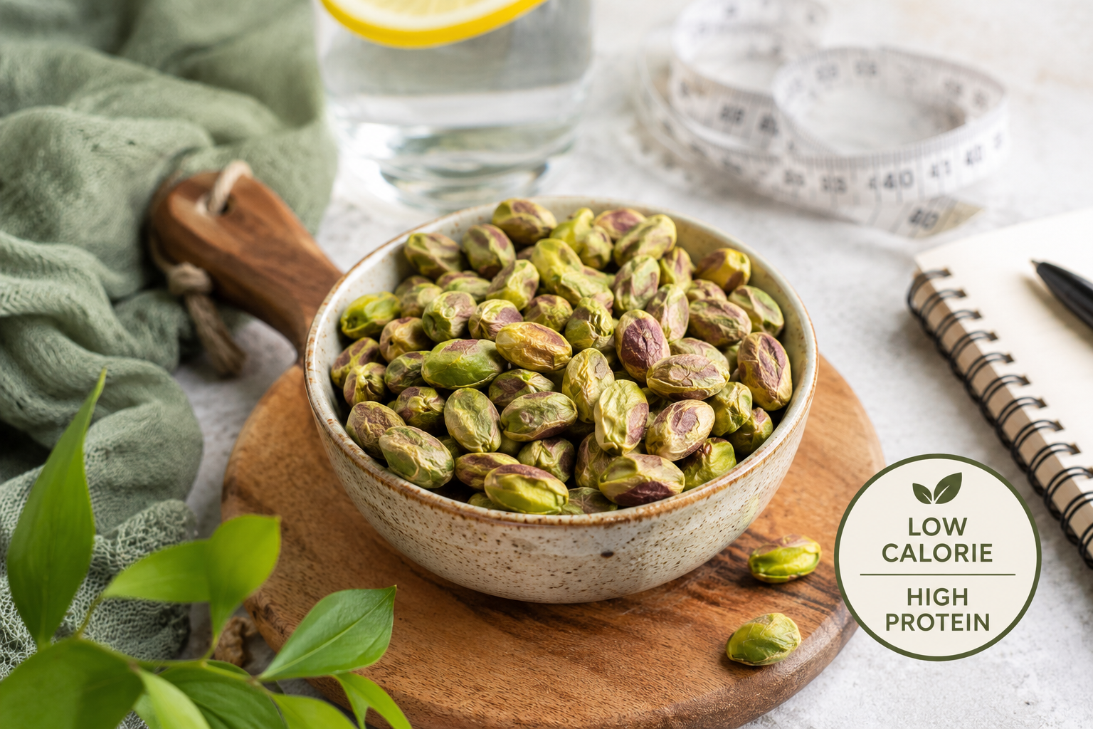 Low-Calorie Roasted Pistachio Snacks for Your Diet Journey