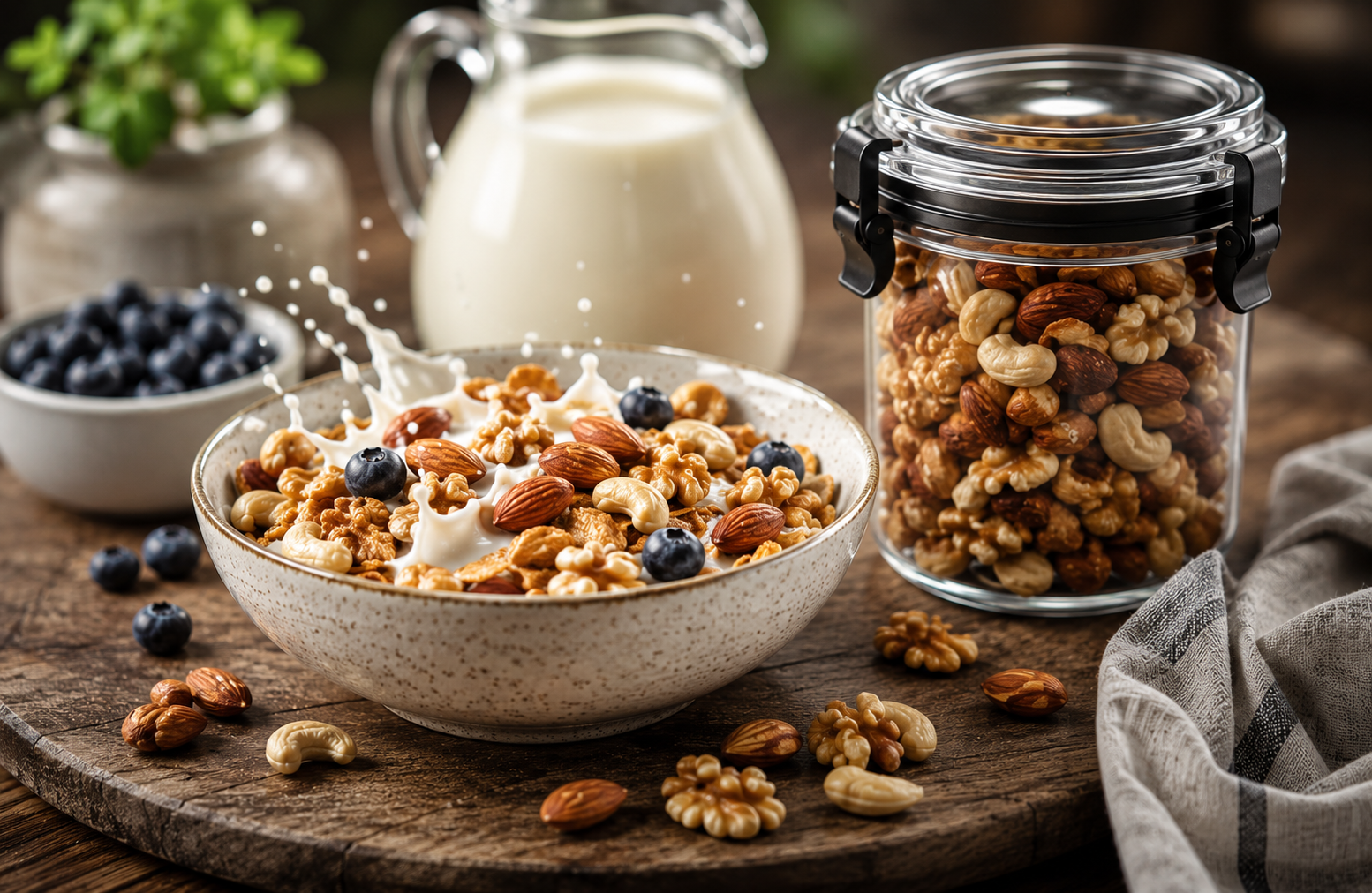 Transform Your Morning Cereal with the Crunch of Perfectly Stored Nuts
