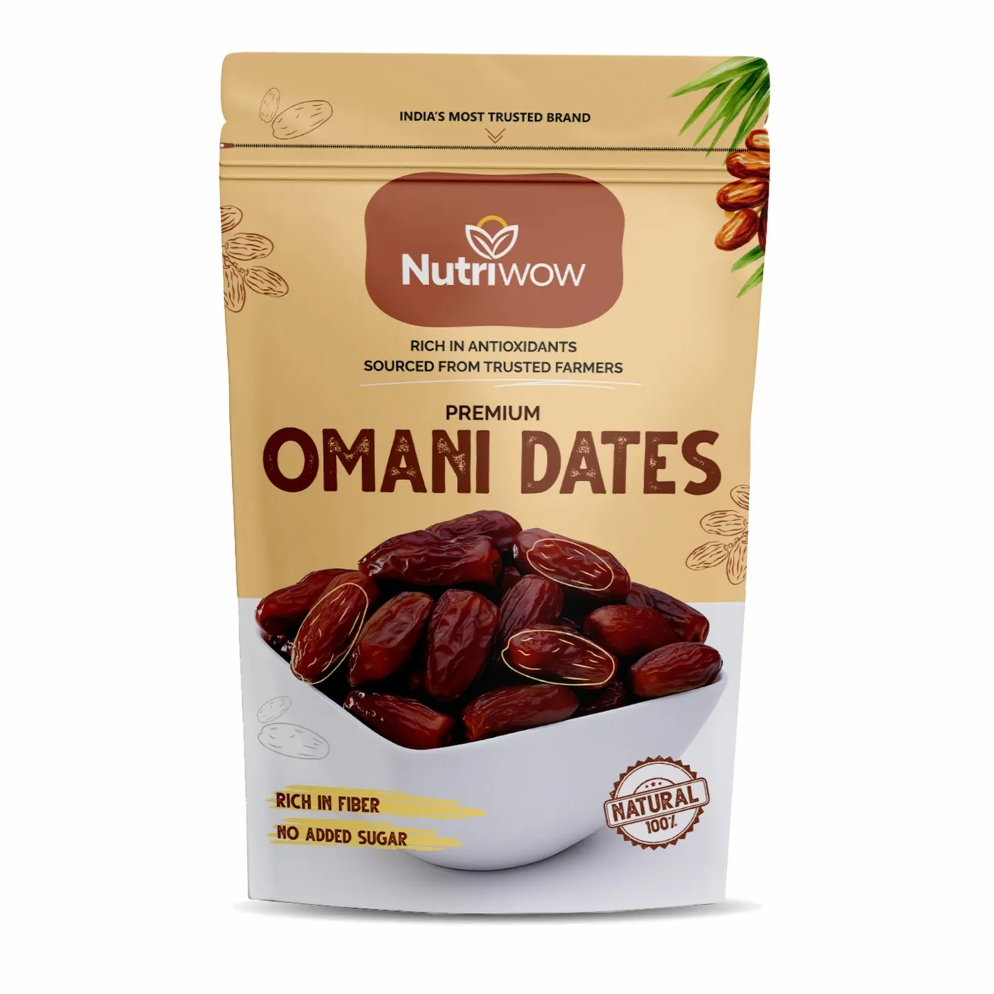 Nutriwow Premium Omani Dates | Khajur 400g