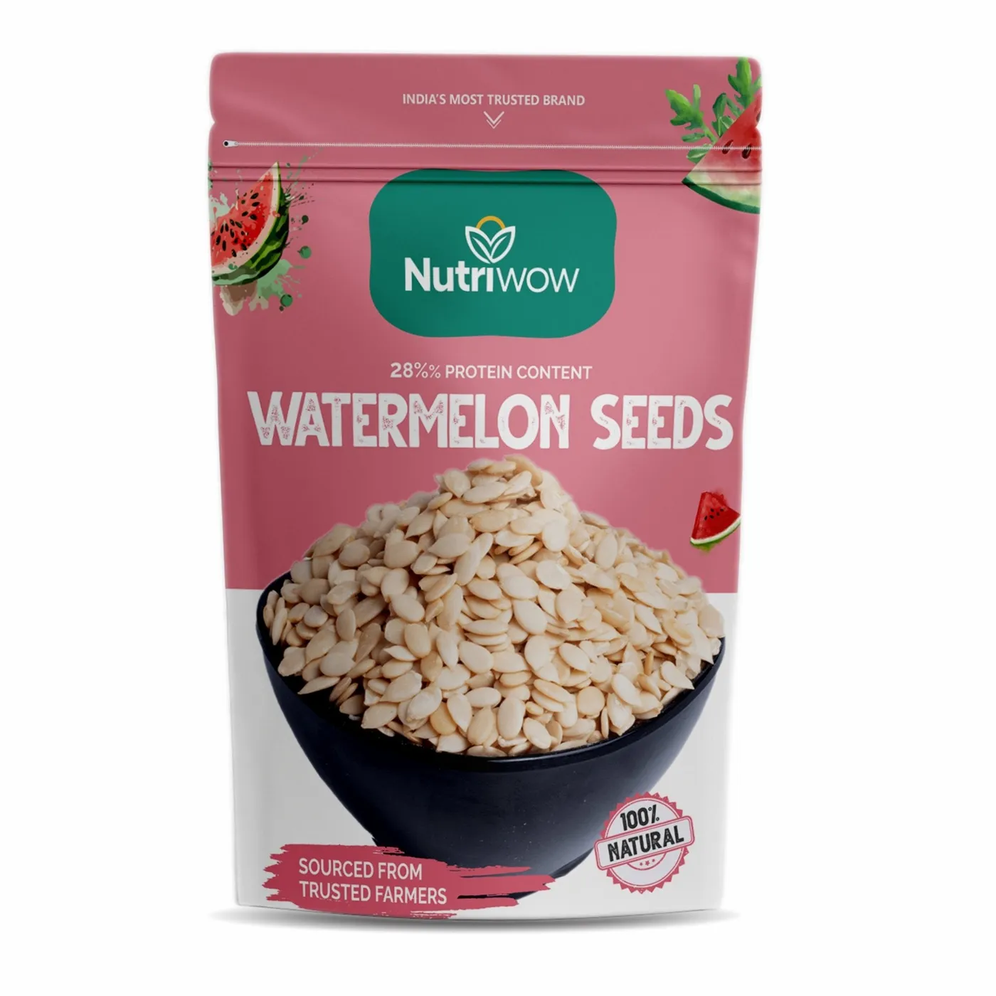 Nutriwow Premium Watermelon Seed | Magaj Tarbooj Beej